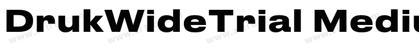 DrukWideTrial Medium字体转换